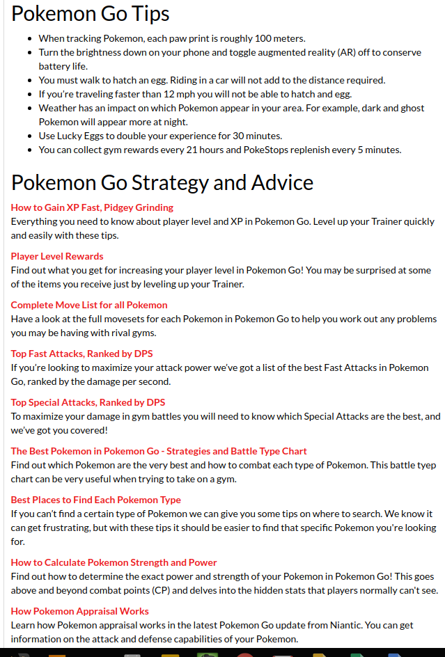 Pokemon Go Pokemon Type Chart - Pokemon GO Guide - IGN